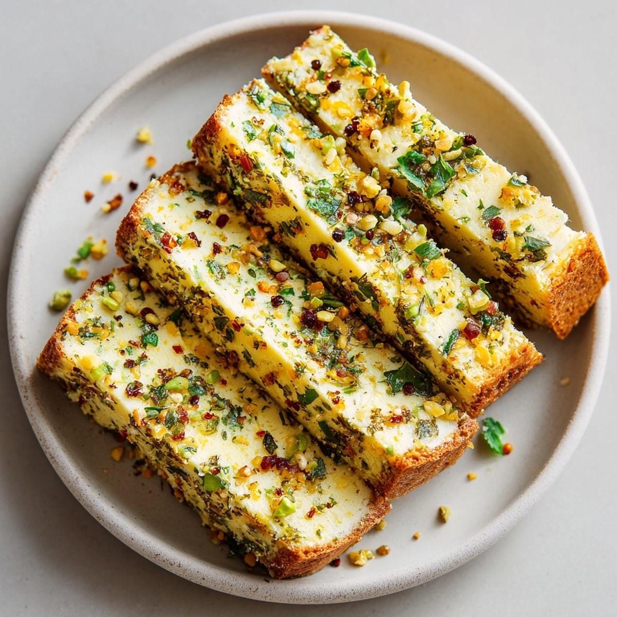 Freshly made Brown Butter Sage Compound Butter in a roll, ready for slicing and serving.