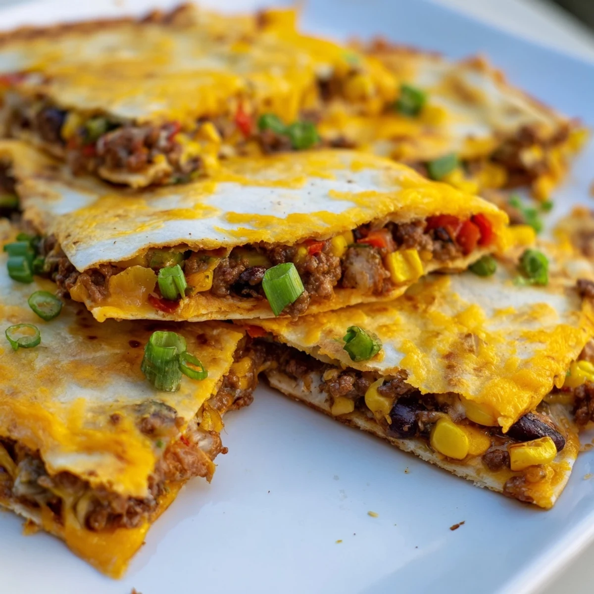 Sheet Pan Quesadillas Beef