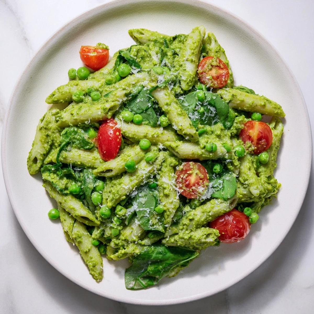 One-Pot Creamy Pesto Pasta