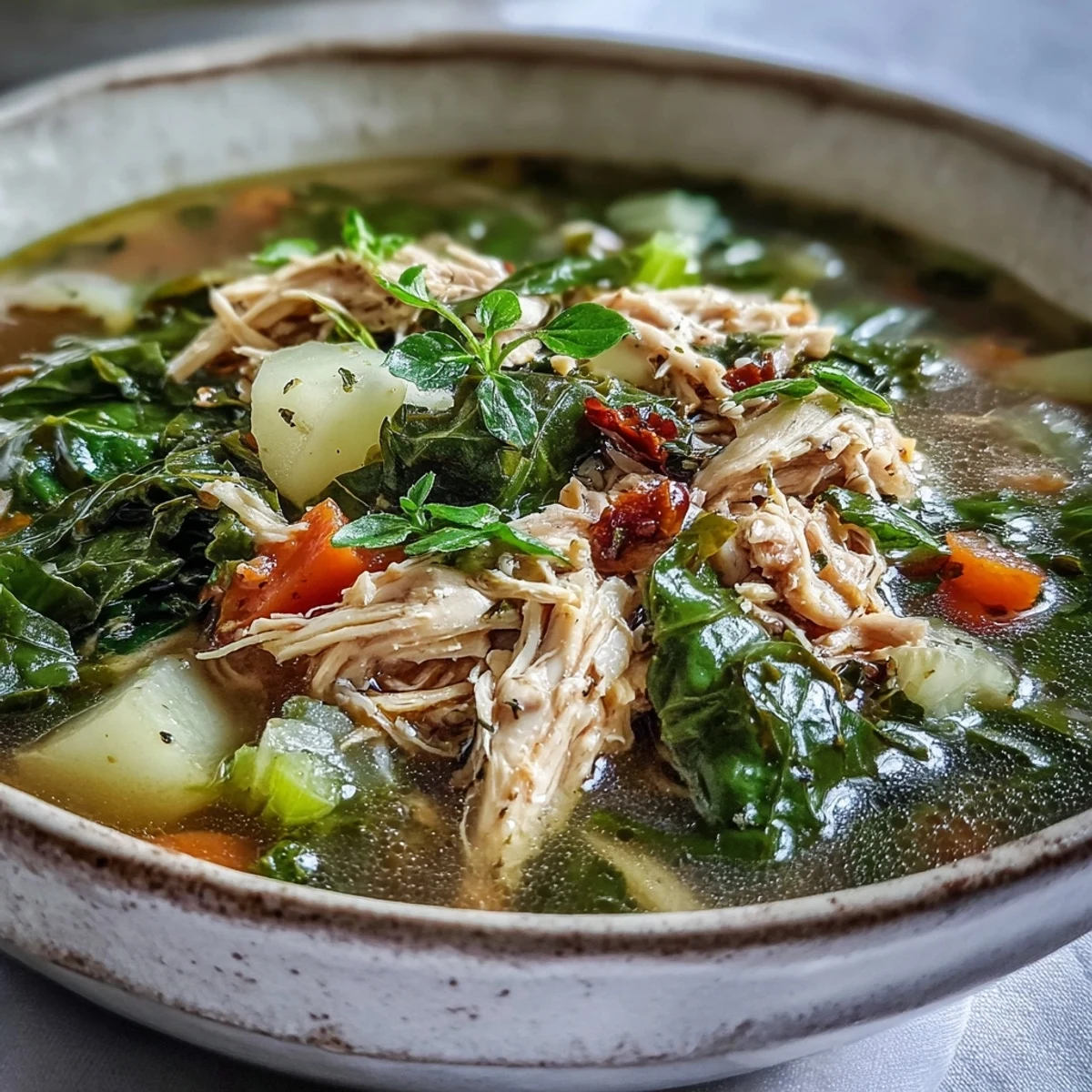 Collard Greens Chicken Vegetable Soup