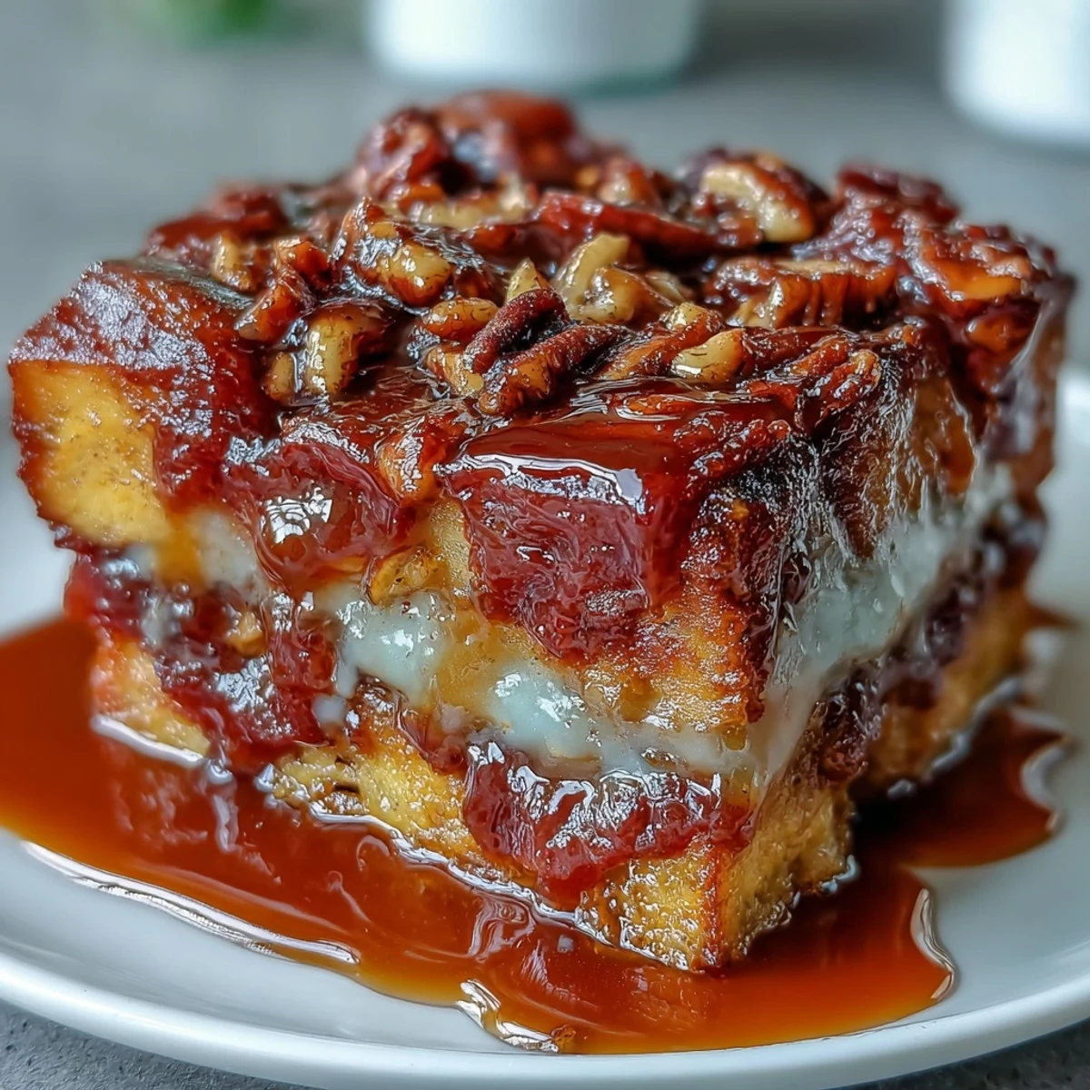 Guava Caramel Bread Pudding