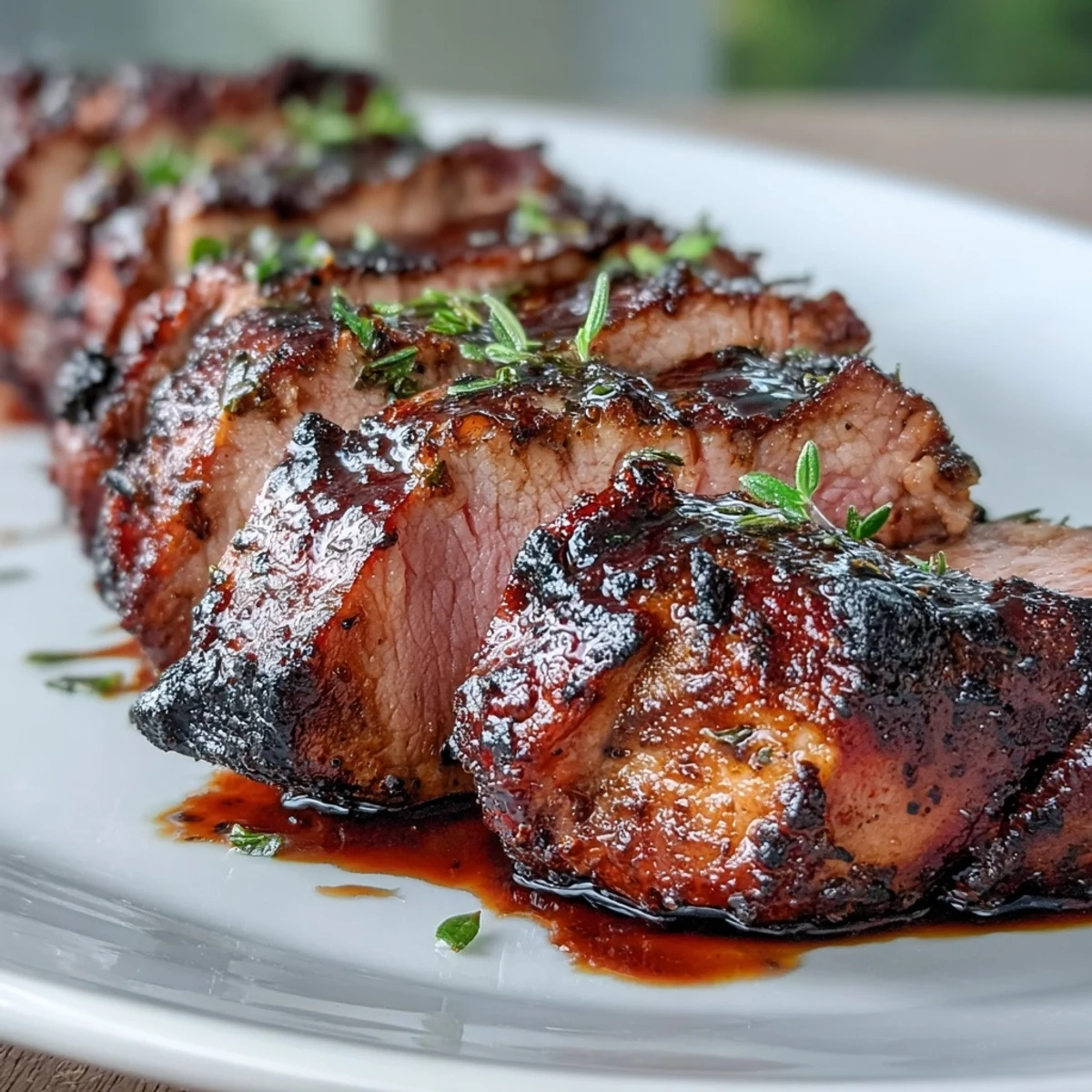 Juicy pork tenderloin coated in aromatic jerk spices, roasted until golden brown and served with vibrant mango salsa.