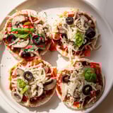 Rice Cake Pizza Squares