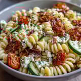 Greek Pasta Salad Olives Feta