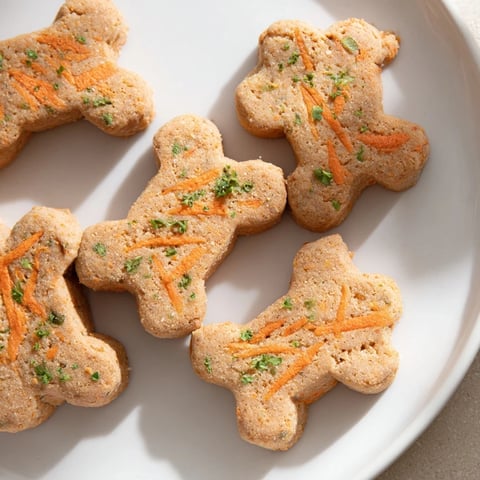 Delectable image of freshly baked Friendly Dog Paw Treats, a perfect homemade dog treat.