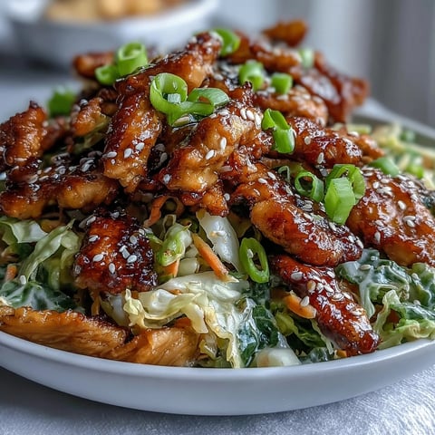 Sizzling Egg Roll Bowls with Chicken and Cabbage feature tender chicken and crisp veggies tossed in a savory soy-sesame glaze.