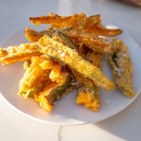 Crunchy Tempura Pumpkin Fries