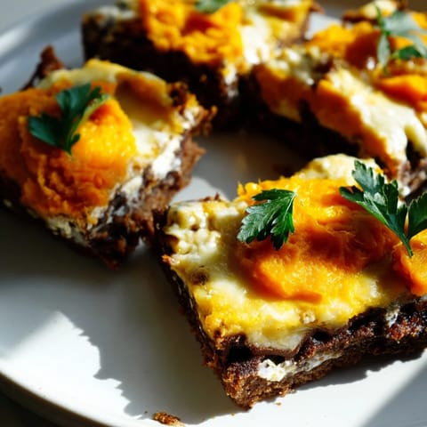 Gingerbread Lasagne Soup Bites