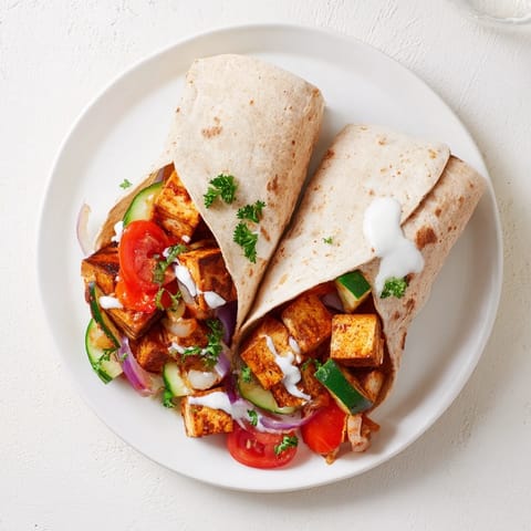 Vegan Viral Tofu Wraps