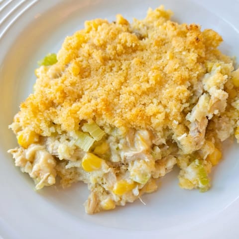 Southern Cornbread Chicken Casserole