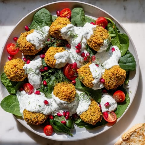 Festive Falafel & Tzatziki Wrap