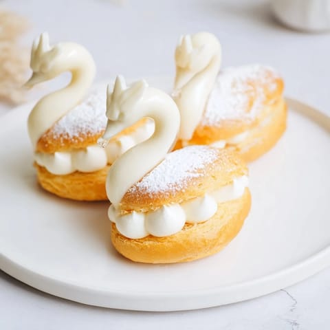 Elegant Swan Petit Fours