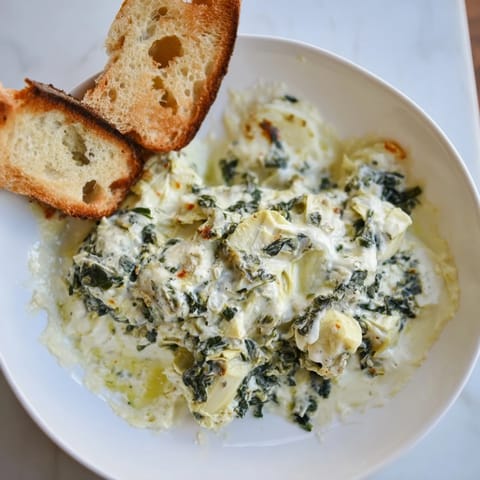 Spinach Artichoke Dip Baguette
