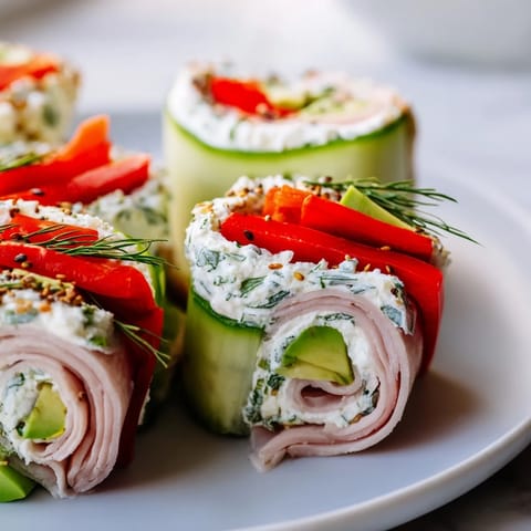Cucumber Roll-Ups Low-Carb