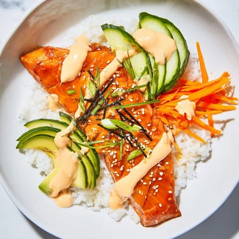 Teriyaki Salmon Rice Bowl
