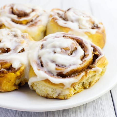 Soft Pumpkin Cinnamon Rolls
