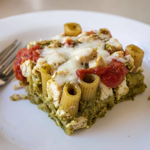 Pesto Chicken Pasta Bake