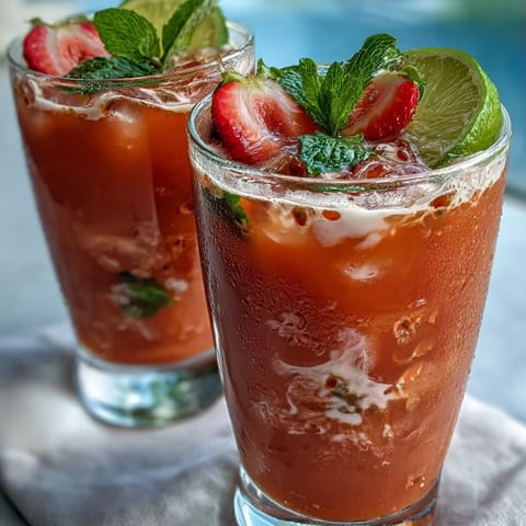 DIY Iced Guava Passionfruit Drink