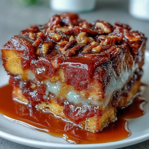 Guava Caramel Bread Pudding