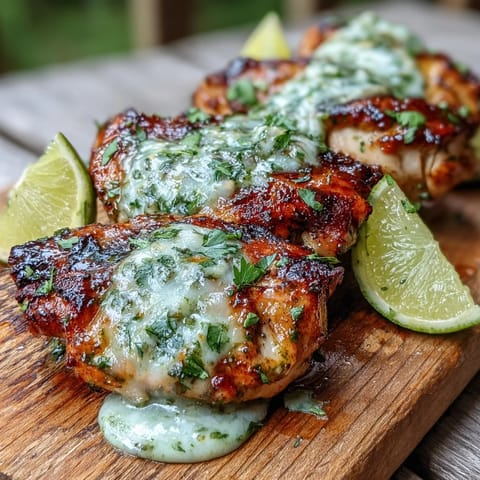 Fresh lime wedges and cilantro garnish this juicy Tex-Mex dinner for summer cookouts.