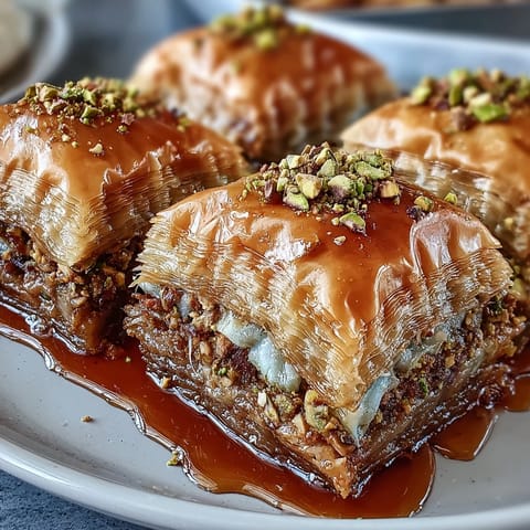 Pistachio Honey Baklava