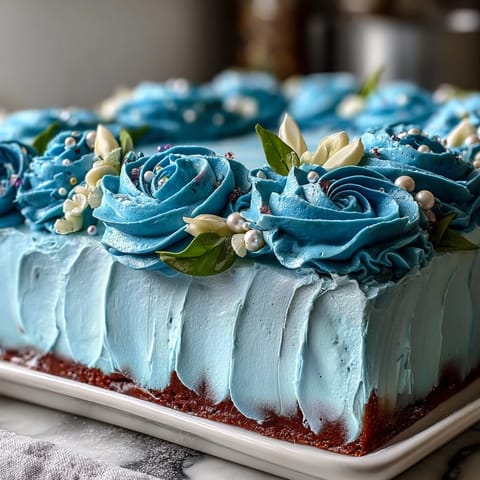 Festive sheet cake decorated with buttercream roses and edible diploma, perfect for graduation celebrations.