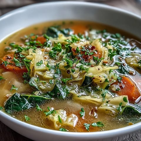 Spring Detox Cabbage Soup