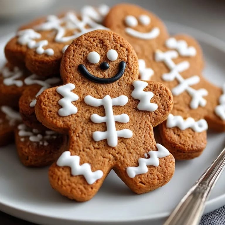 Spiced Skeleton Gingerbread Men Cookies cooling on a wire rack, festive homemade baking.