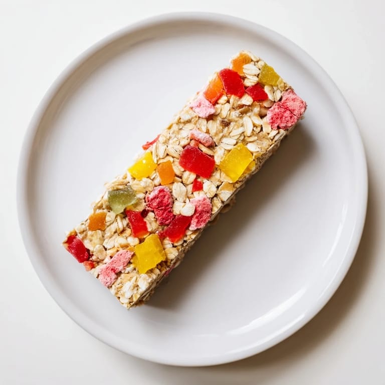 Delicious homemade gummies and crispy freeze-dried fruit enhance these DIY snack bars.  