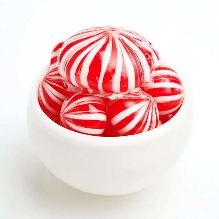 Festive No-Bake Peppermint Candy Bowl: a glistening, edible bowl ready for presenting homemade sweets.