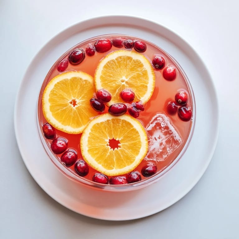 Enjoy the bright, fruity flavors of this easy 3-Ingredient Holiday Punch, perfect for celebrations.