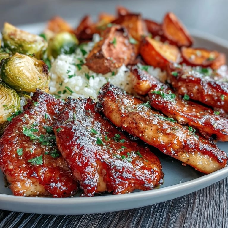 Savory aromas and a glossy glaze promise a cozy, protein-packed meal perfect for busy weeknights.