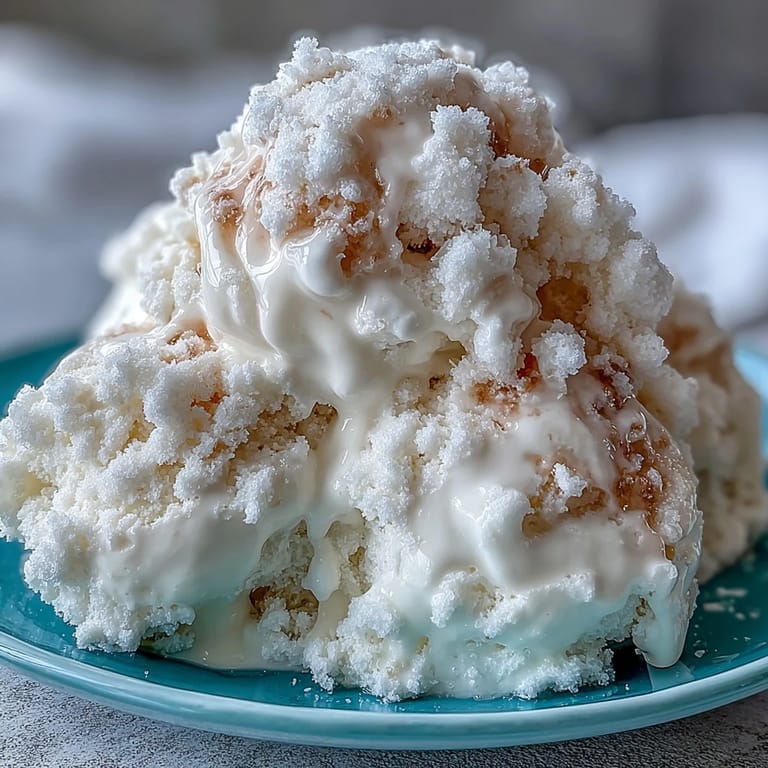 Refreshing TikTok Cloud Slushie, a viral frozen drink with fluffy texture, served chilled and ready to enjoy.