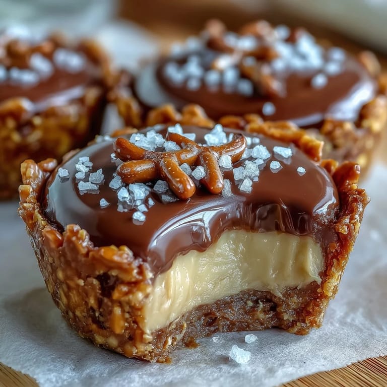 Chocolate-dipped peanut butter eggs with crunchy pretzel base, decorated with colorful sprinkles for a festive dessert.