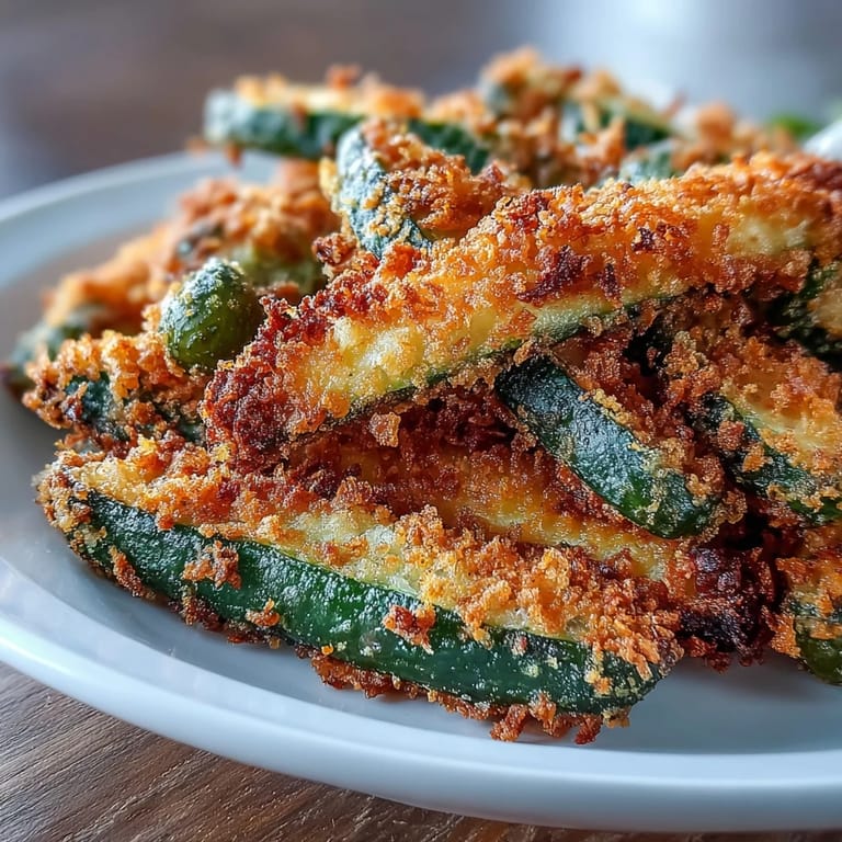 Tangy dill pickle fries, perfectly air-fried and served alongside cool spicy mayo.
