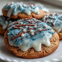 Classic Pure Vanilla Cookie Run Kingdom sugar cookies decorated with glossy royal icing, perfect for themed parties and festive occasions.